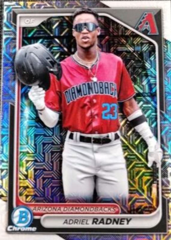 Adriel Radney 2024 Bowman Chrome Mega Box BCP191 Prospects Image